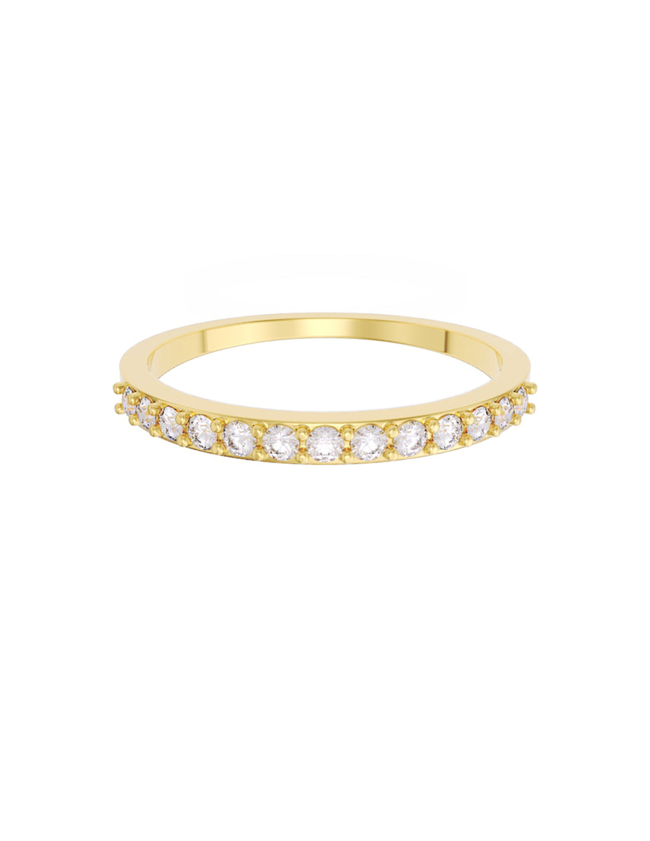 Churumbela de Oro 14k con Zirconia (Z8211) – FONELLI JOYERIA