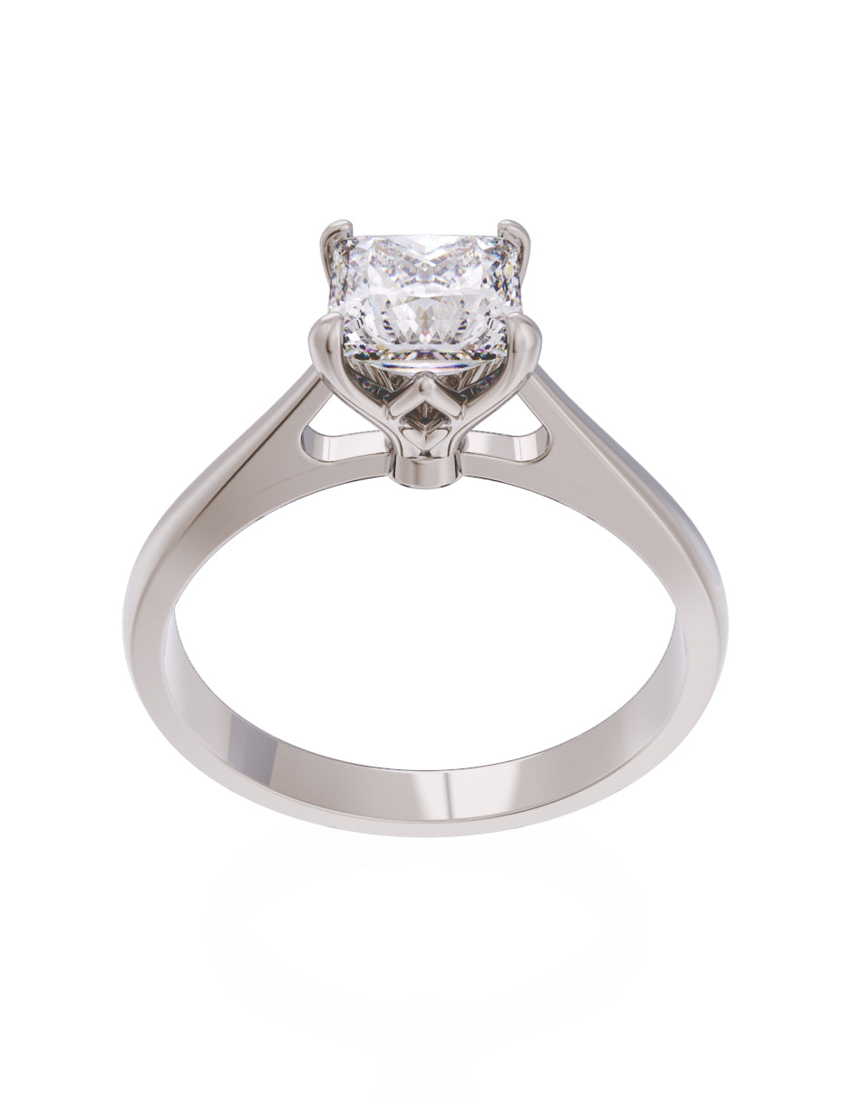 Anillo de Compromiso Eternidad 2025 de Oro 14k Zirconia Z8538_1