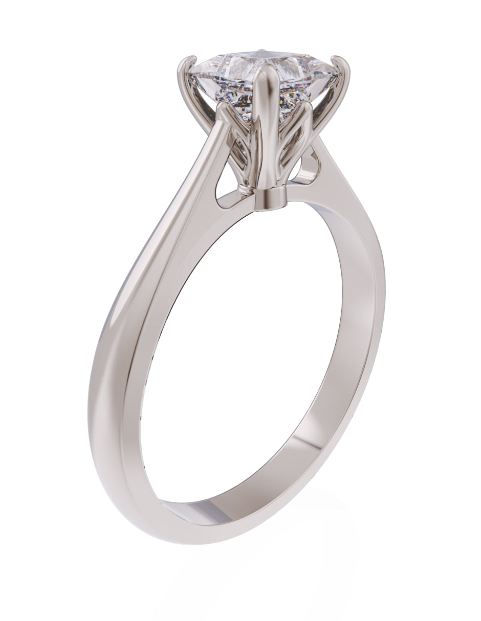 Anillo de Compromiso Eternidad 2025 de Oro 14k Zirconia Z8538_2