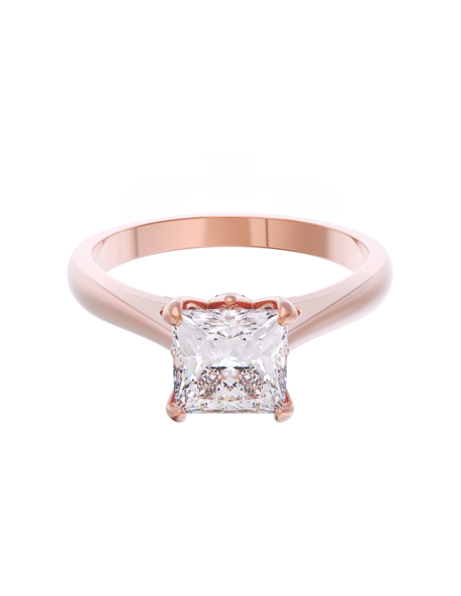 Anillo de Compromiso Eternidad 2025 de Oro 14k Zirconia Z8538_4