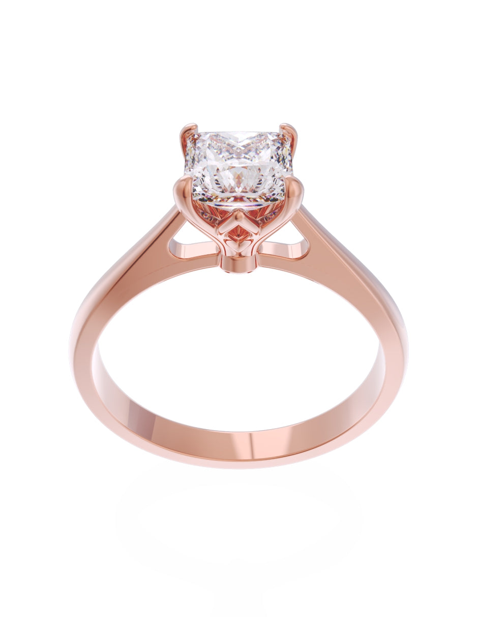 Anillo de Compromiso Eternidad 2025 de Oro 14k Zirconia Z8538_5