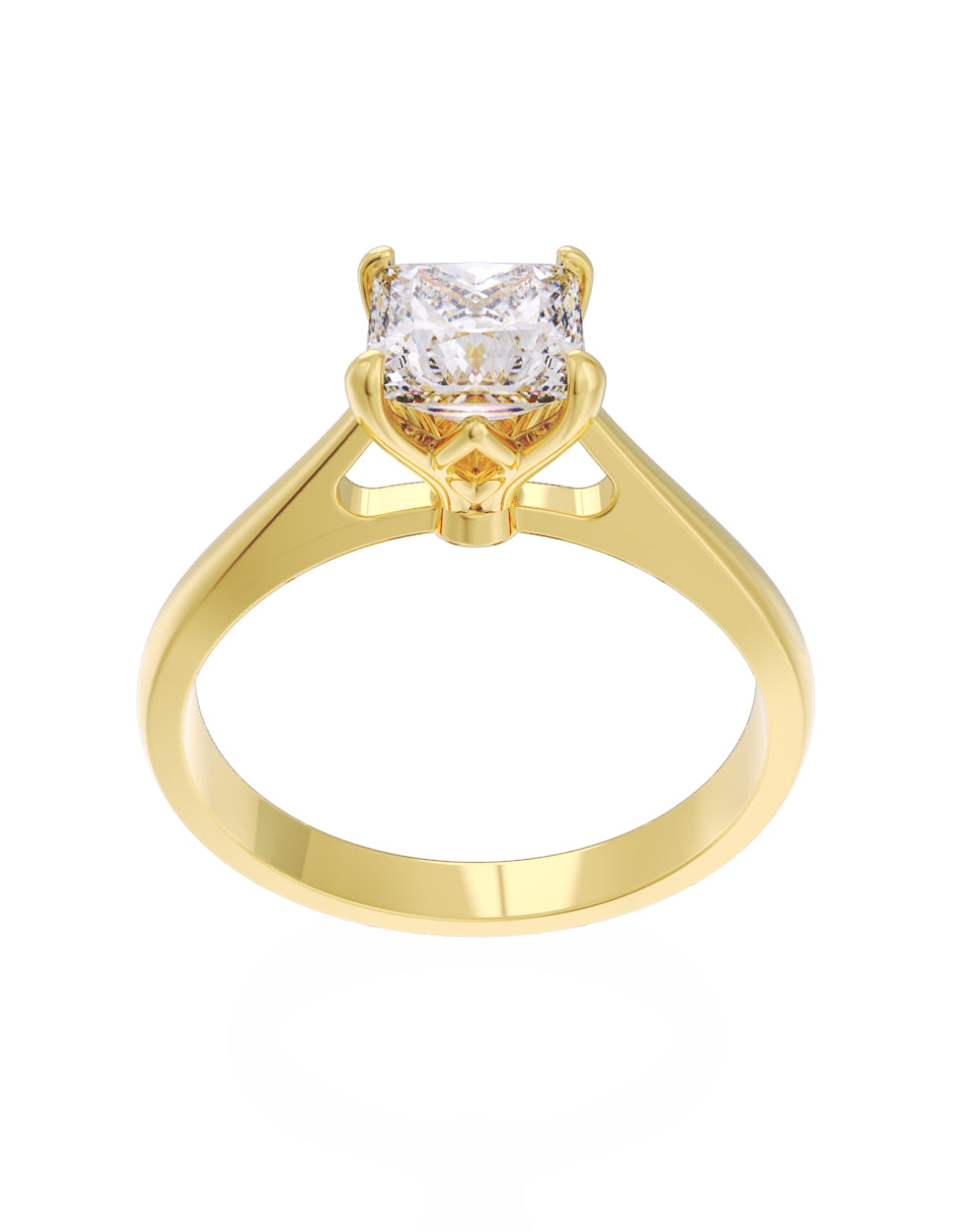 Anillo de Compromiso Eternidad 2025 de Oro 14k Zirconia Z8538_8