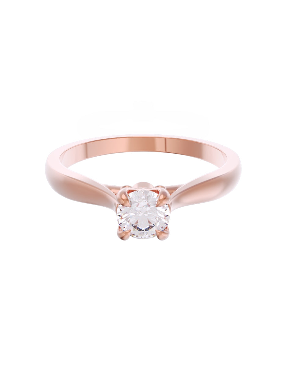 Anillo de Compromiso Eternidad de Oro 14k Zirconia Z8542-3