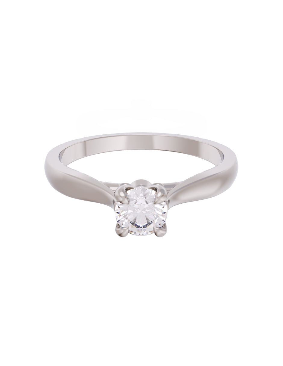 Anillo de Compromiso Eternidad de Oro 14k Zirconia Z8542-6