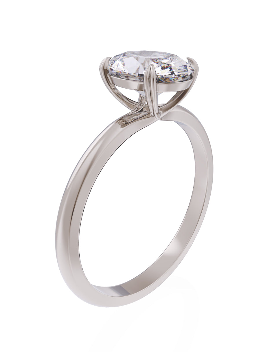 Anillo de Compromiso Eternidad de Oro 14k Zirconia Z8543-5