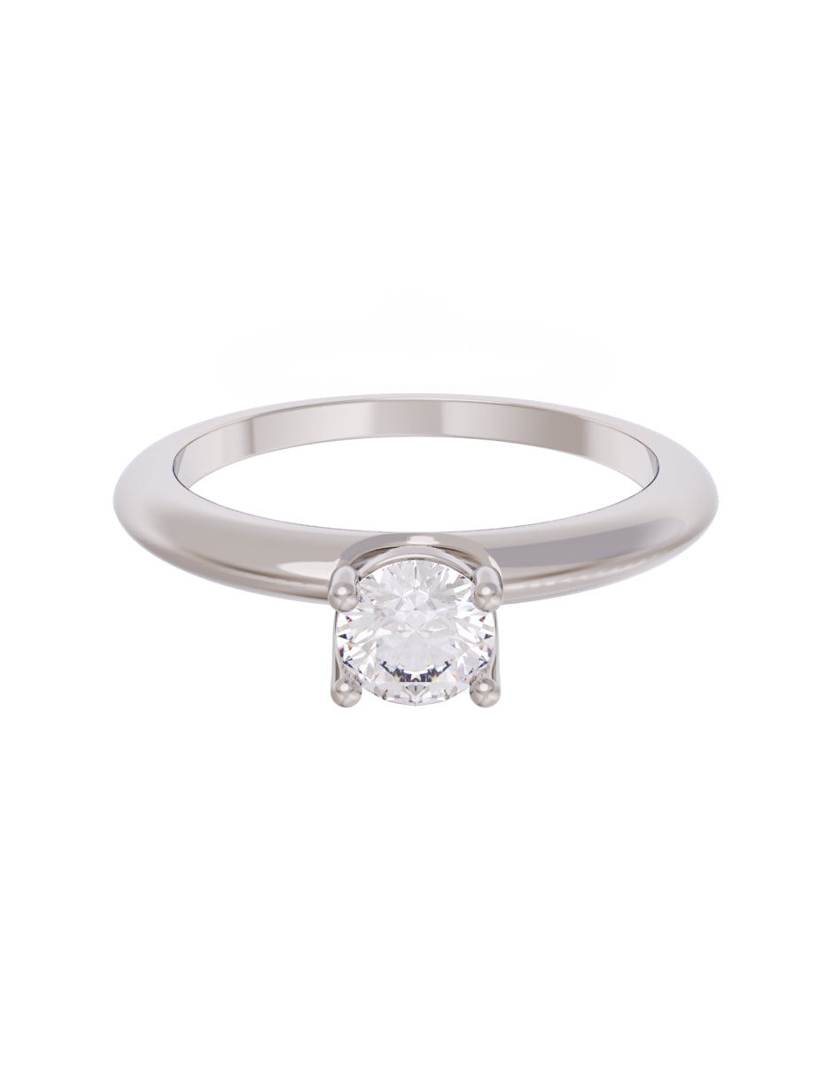 Anillo de Compromiso Eternidad de Oro 14k Zirconia Z8549-3