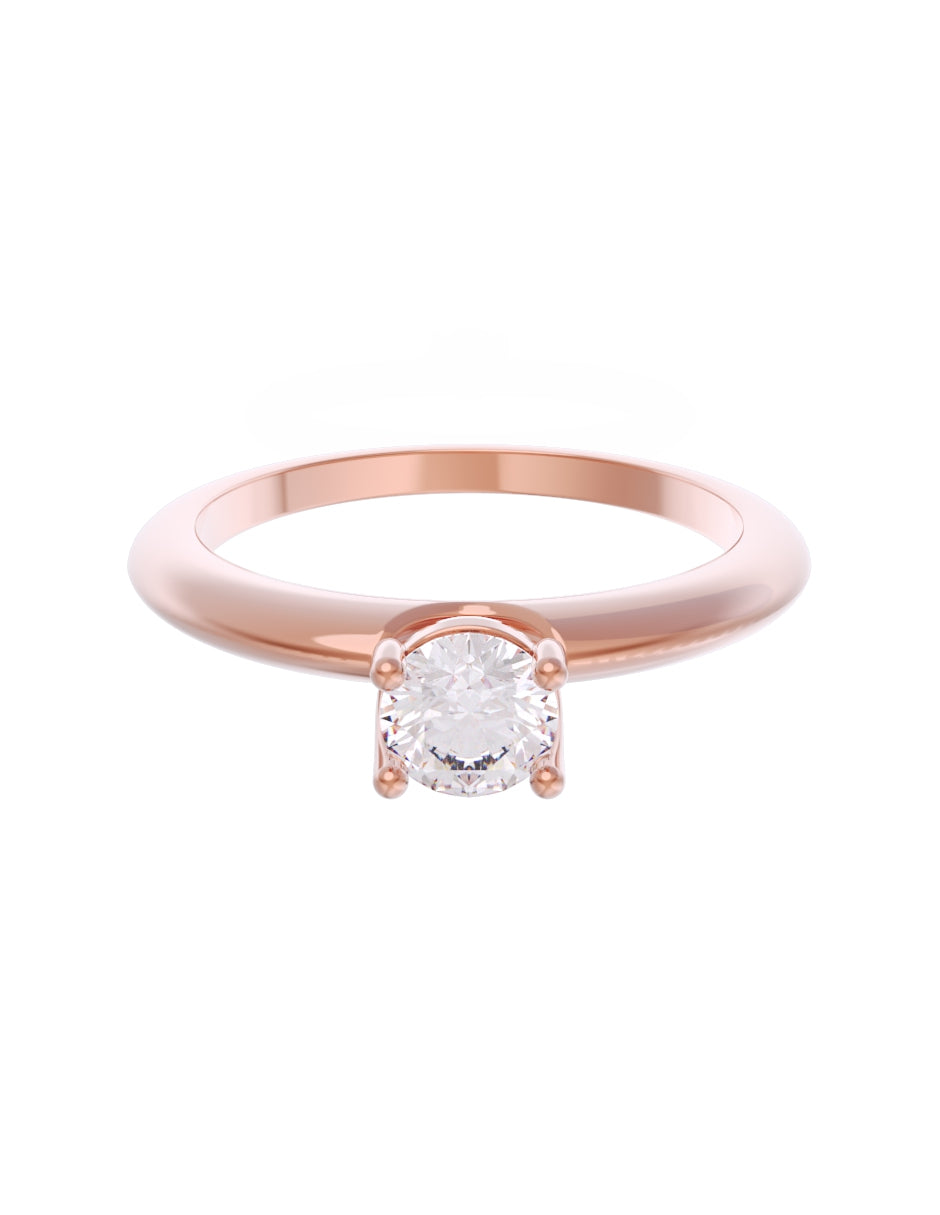 Anillo de Compromiso Eternidad de Oro 14k Zirconia Z8549-6