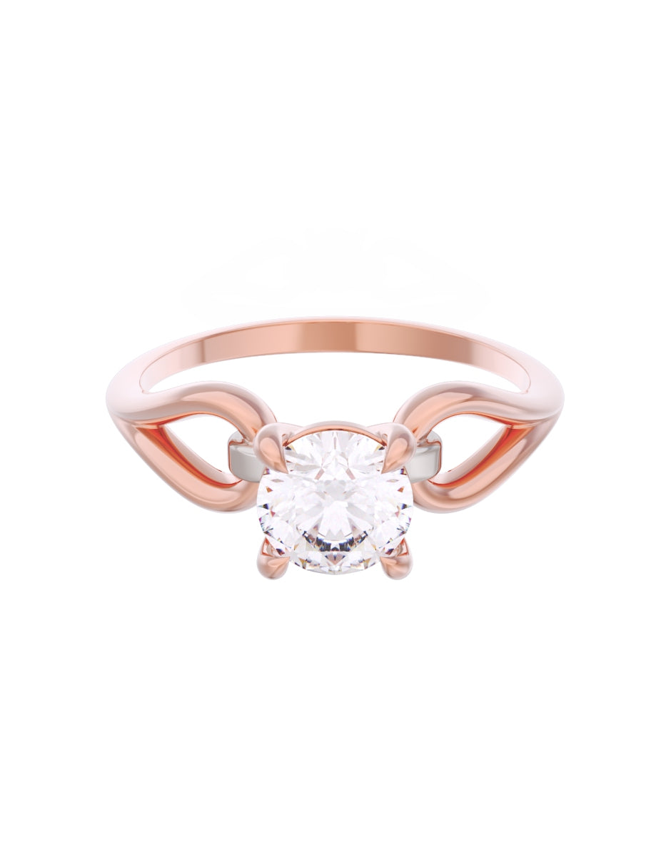 Anillo de Compromiso Eternidad de Oro 14k Zirconia Z8557-6