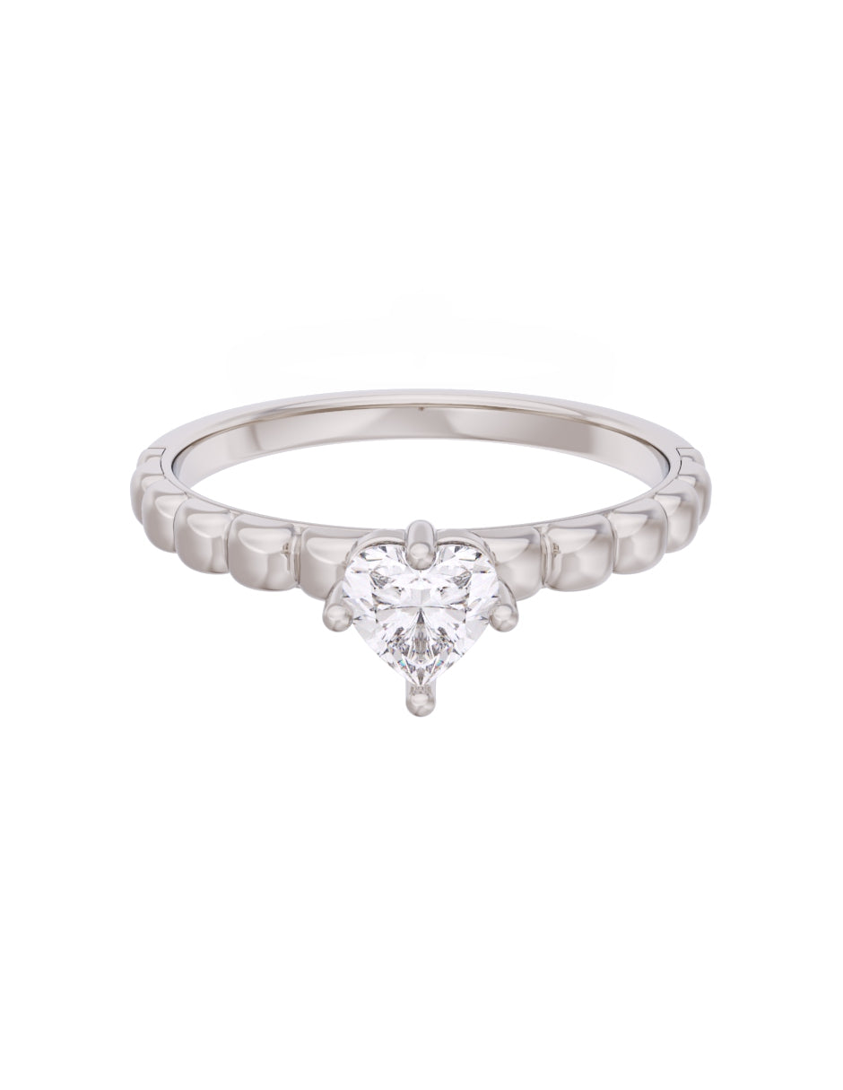 Anillo de Compromiso Eternidad de Oro 14k Zirconia Z8558-3