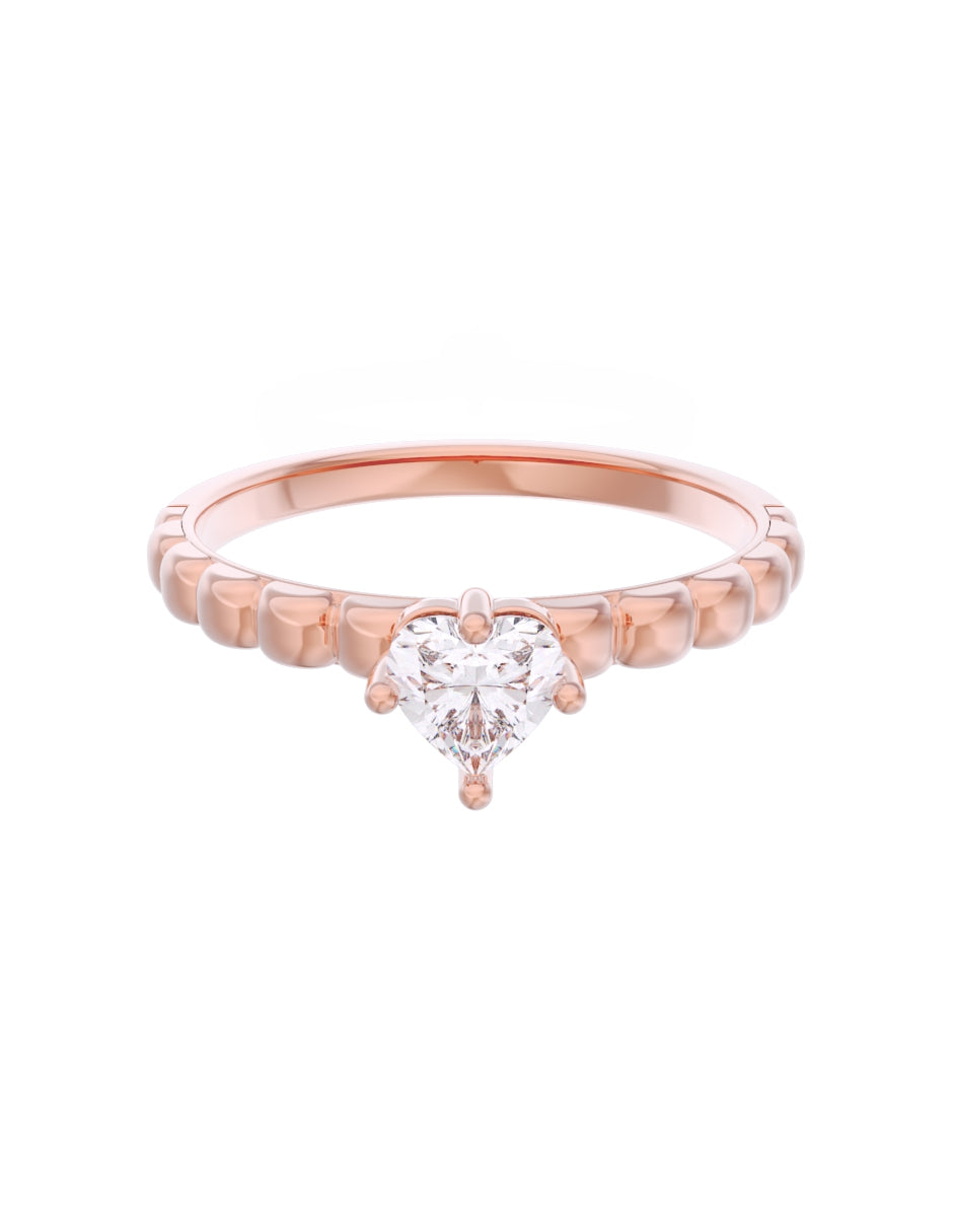 Anillo de Compromiso Eternidad de Oro 14k Zirconia Z8558-6