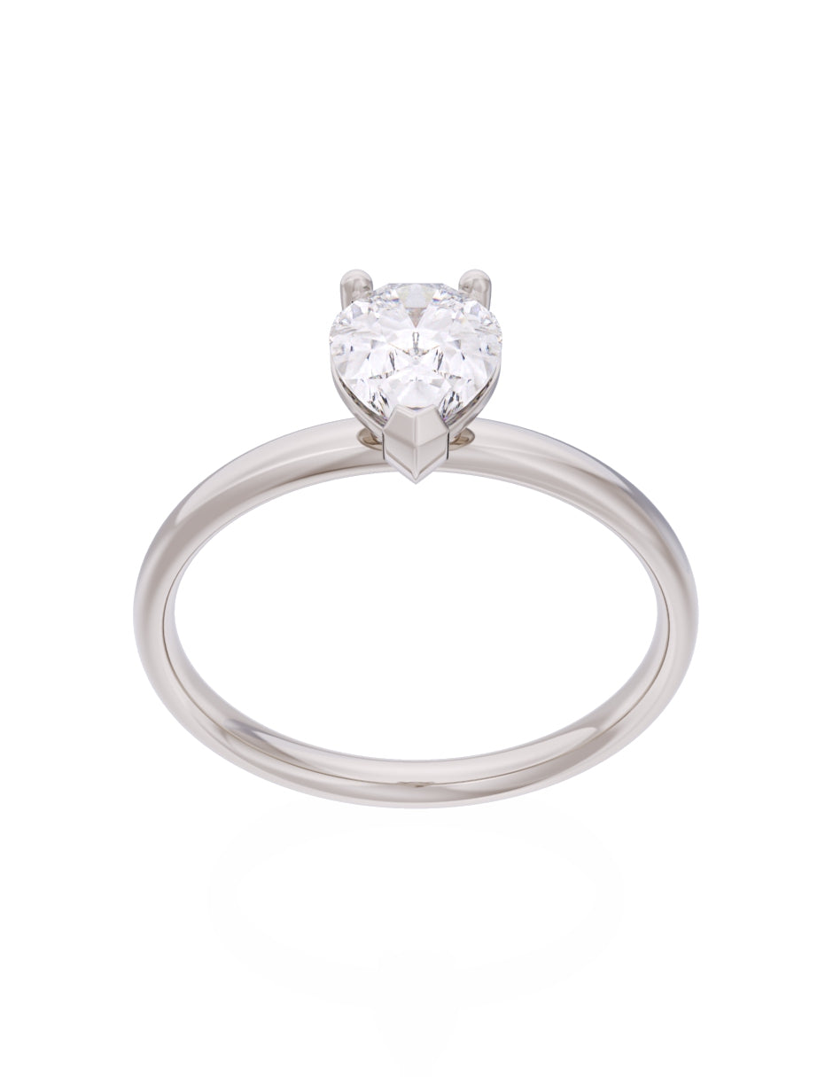 Anillo de Compromiso Eternidad de Oro 14k Zirconia Z8561-4