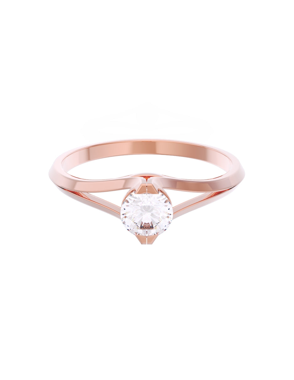 Anillo de Compromiso Eternidad de Oro 14k Zirconia Z8569-6