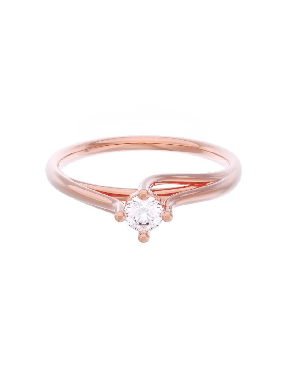 Anillo de Compromiso Eternidad de Oro 14k Zirconia Z8571-6