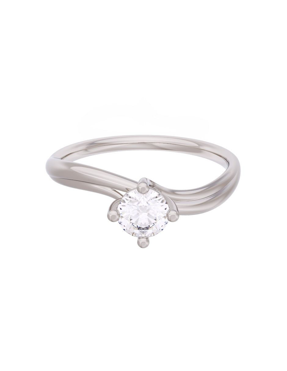 Anillo de Compromiso Eternidad de Oro 14k Zirconia Z8572-3