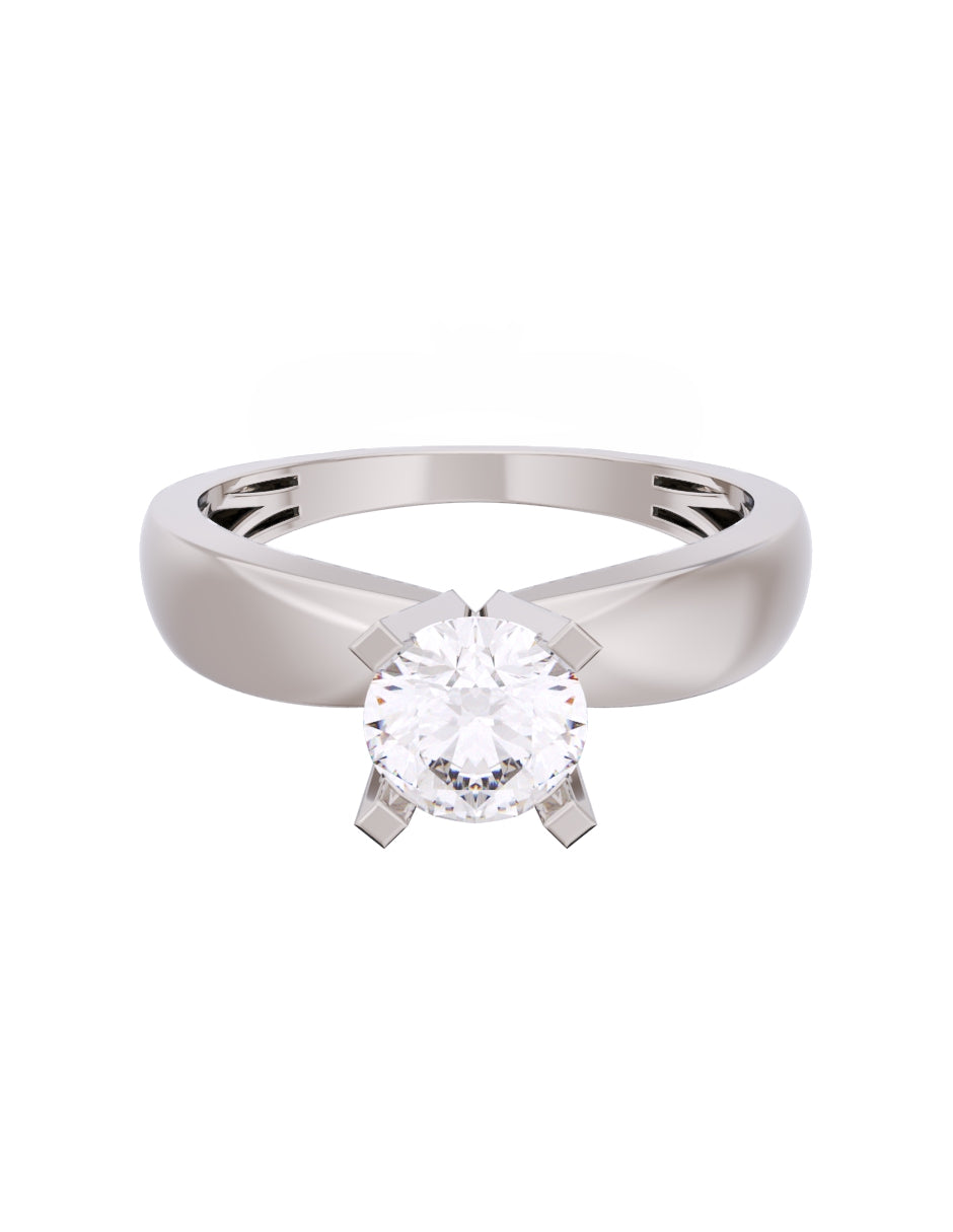 Anillo de Compromiso Eternidad de Oro 14k Zirconia Z8574-3