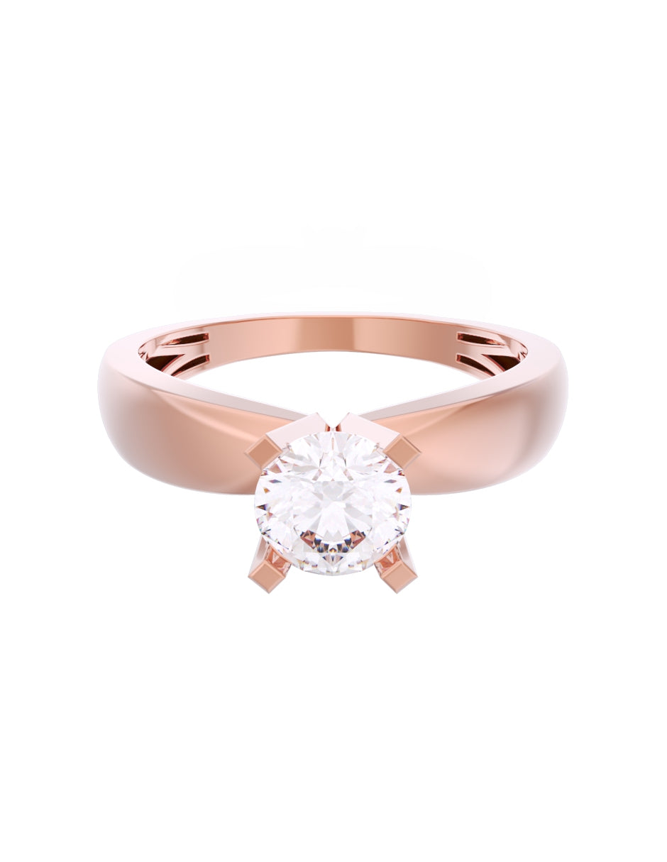 Anillo de Compromiso Eternidad de Oro 14k Zirconia Z8574-6