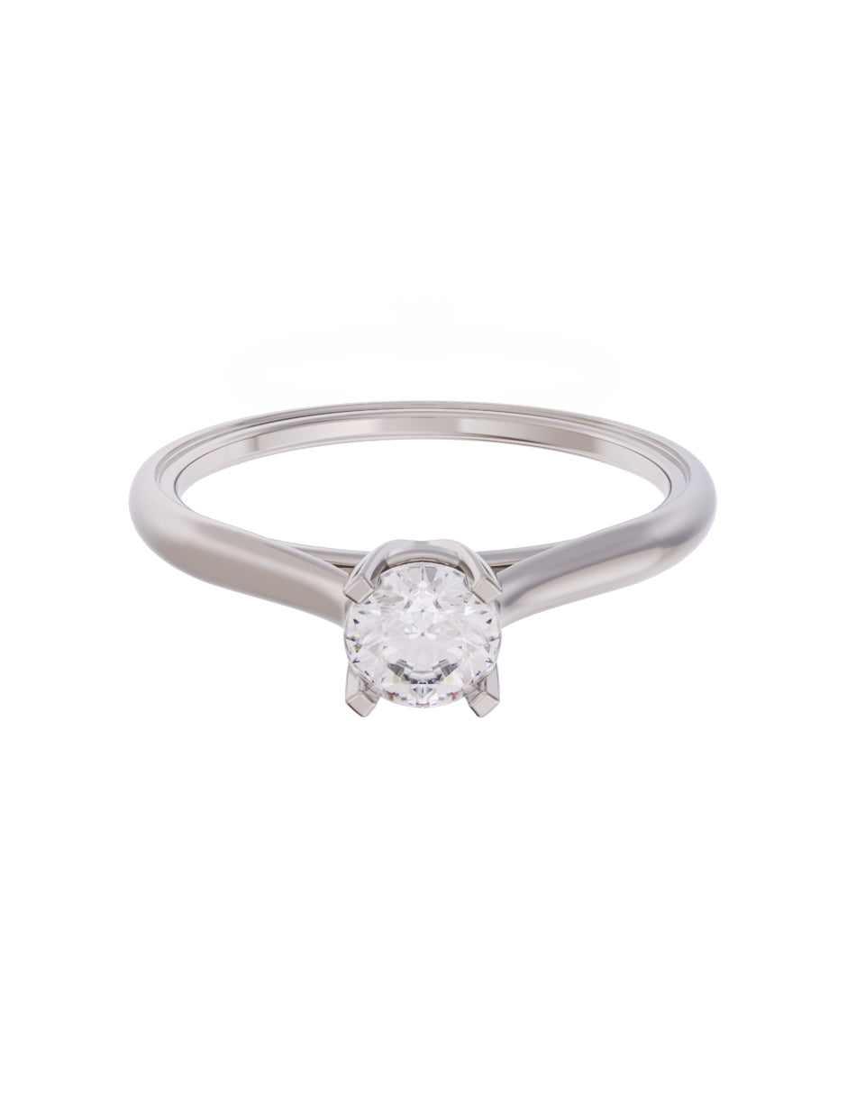 Anillo de Compromiso Eternidad de Oro 14k Zirconia Z8575-3