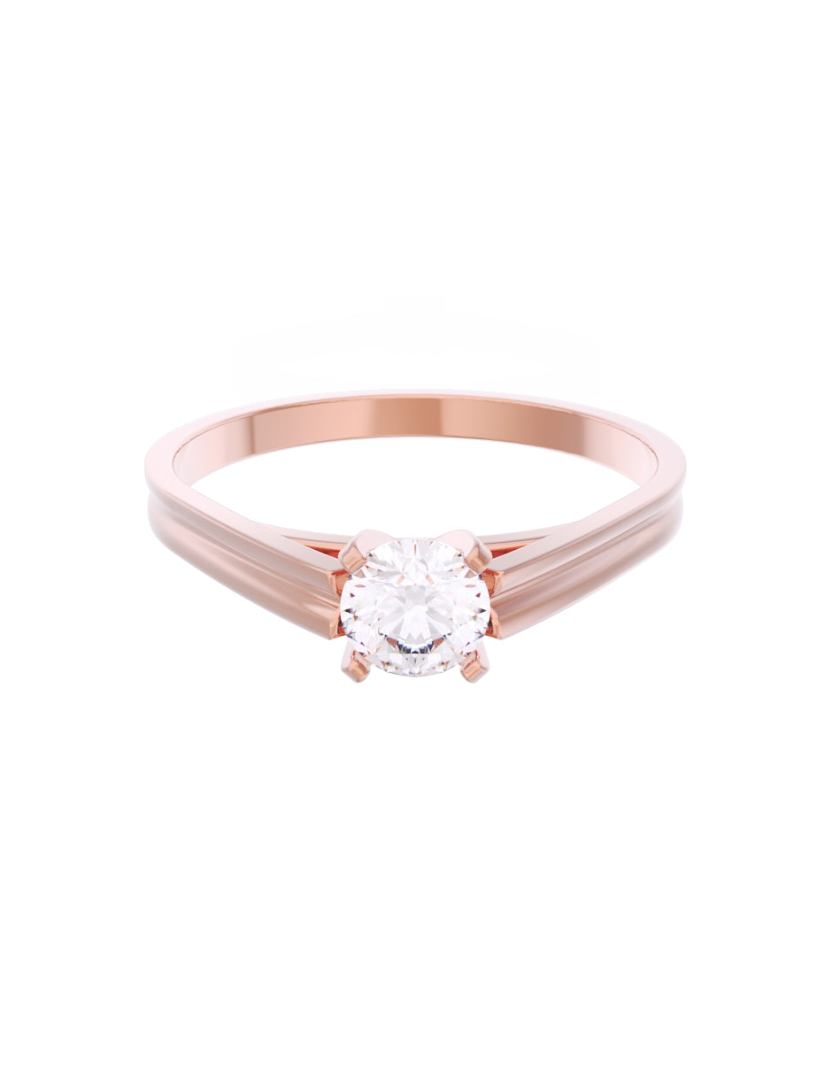 Anillo de Compromiso Eternidad de Oro 14k Zirconia Z8576-6
