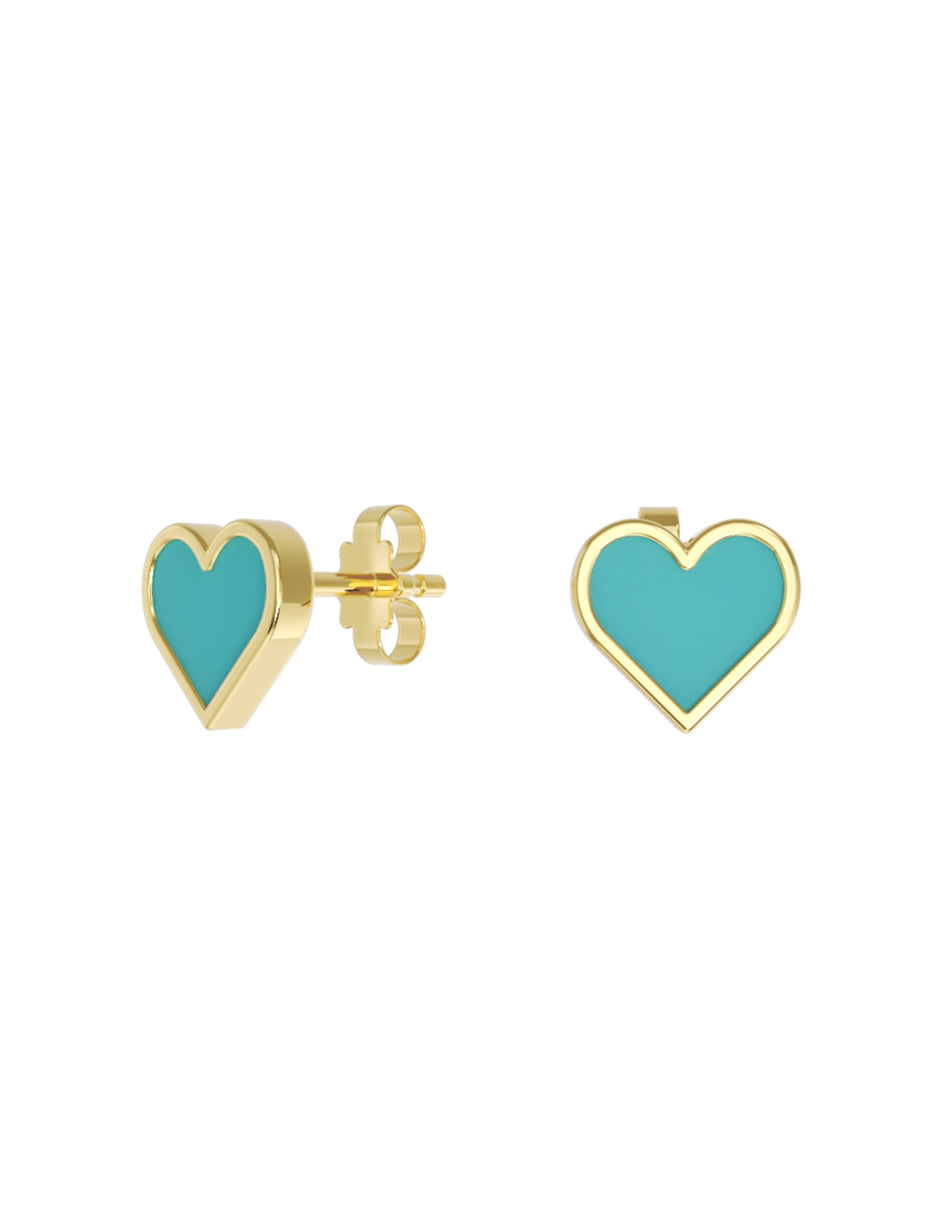 Aretes de Oro 14k con acabado esmaltado (A4905-E)