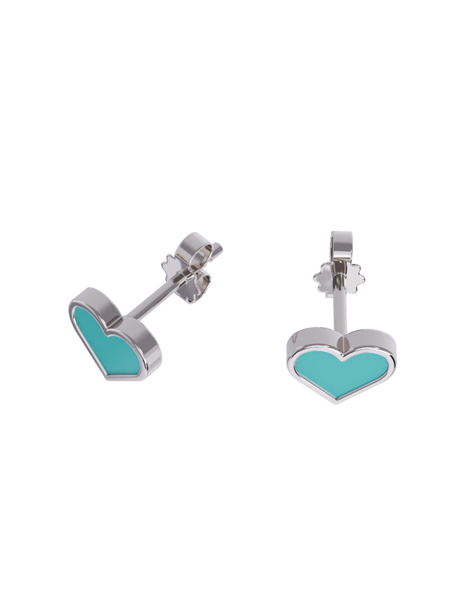 Aretes de Oro 14k con acabado esmaltado (A4905-E)-8