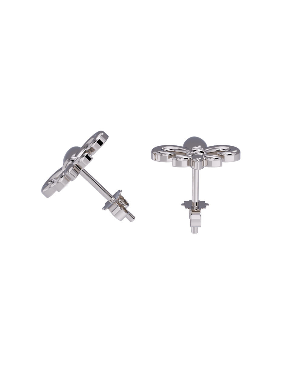 Aretes de Oro 14k con acabado pulido (A4981-E)-7