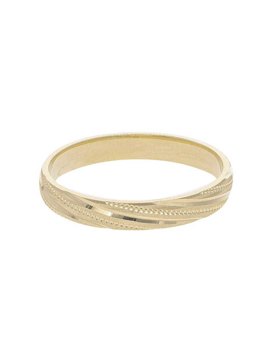 Argolla De Matrimonio Oro Amarillo 14K 3mm