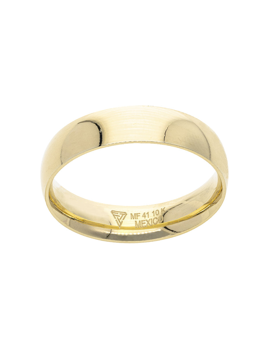 Argolla de Matrimonio Oro Amarillo 10k 5mm