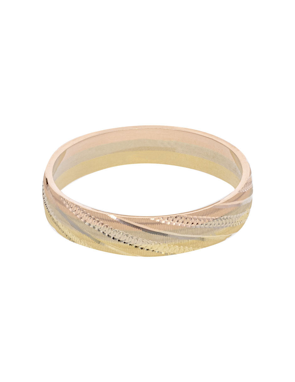 Argolla de oro florentino de 14k 4 mm (AR14-200464)