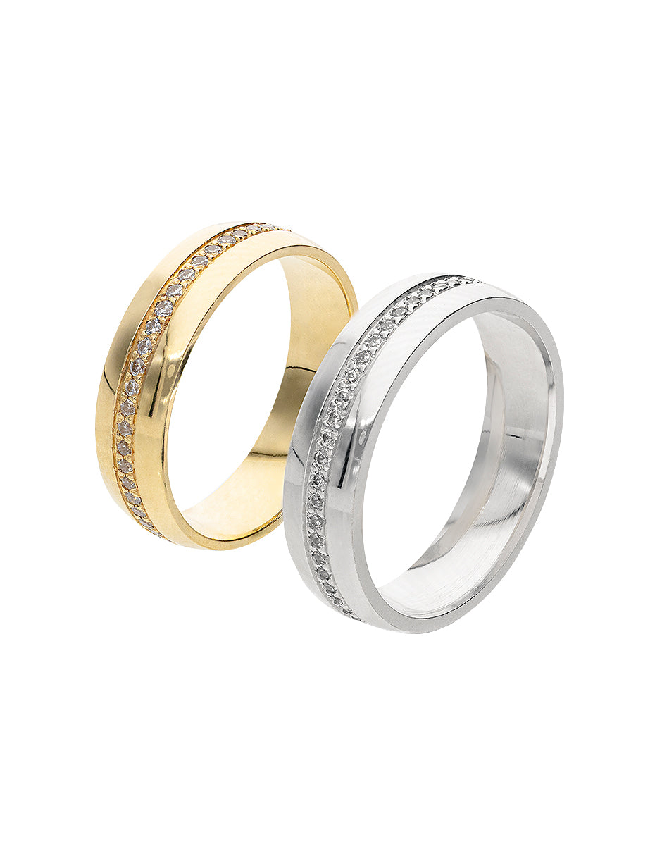 Oro Amarillo y Blanco 14K-1