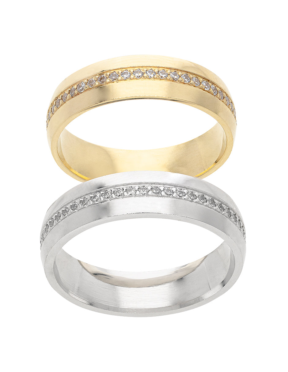 Oro Amarillo y Blanco 14K-2