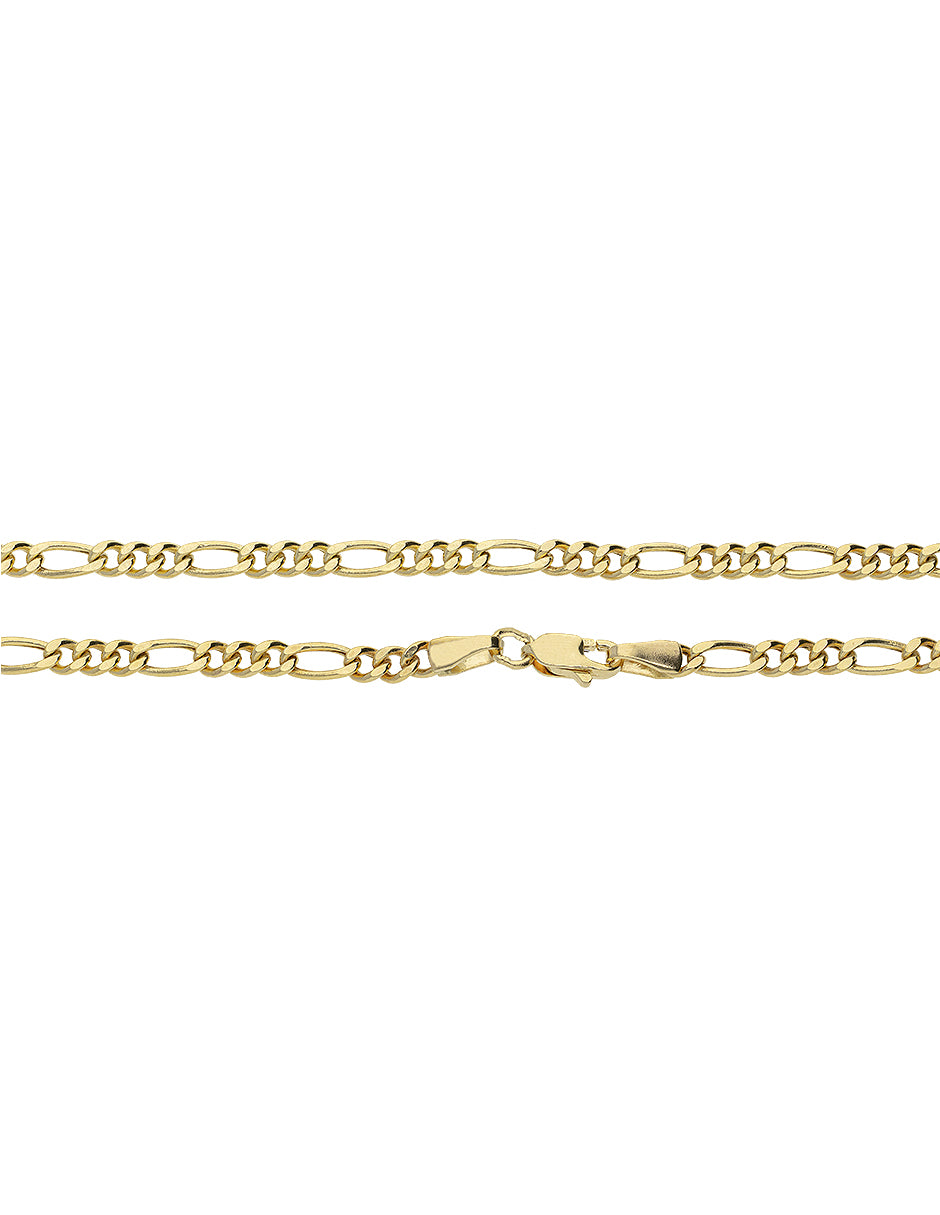Cadena de Oro Amarillo 14K Fígaro 3.05 mm