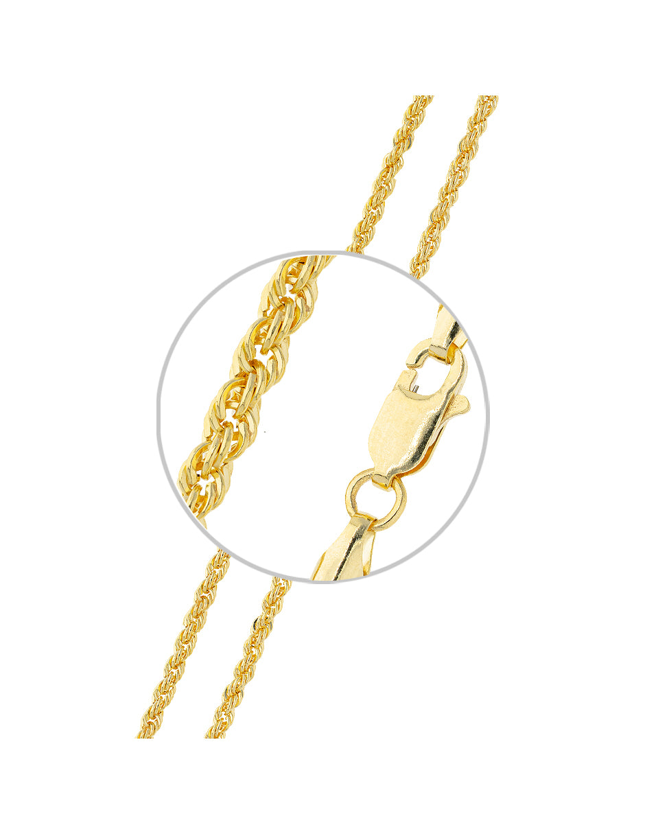 Cadena de Oro Amarillo 14K Tipo Torsal 3.3 mm