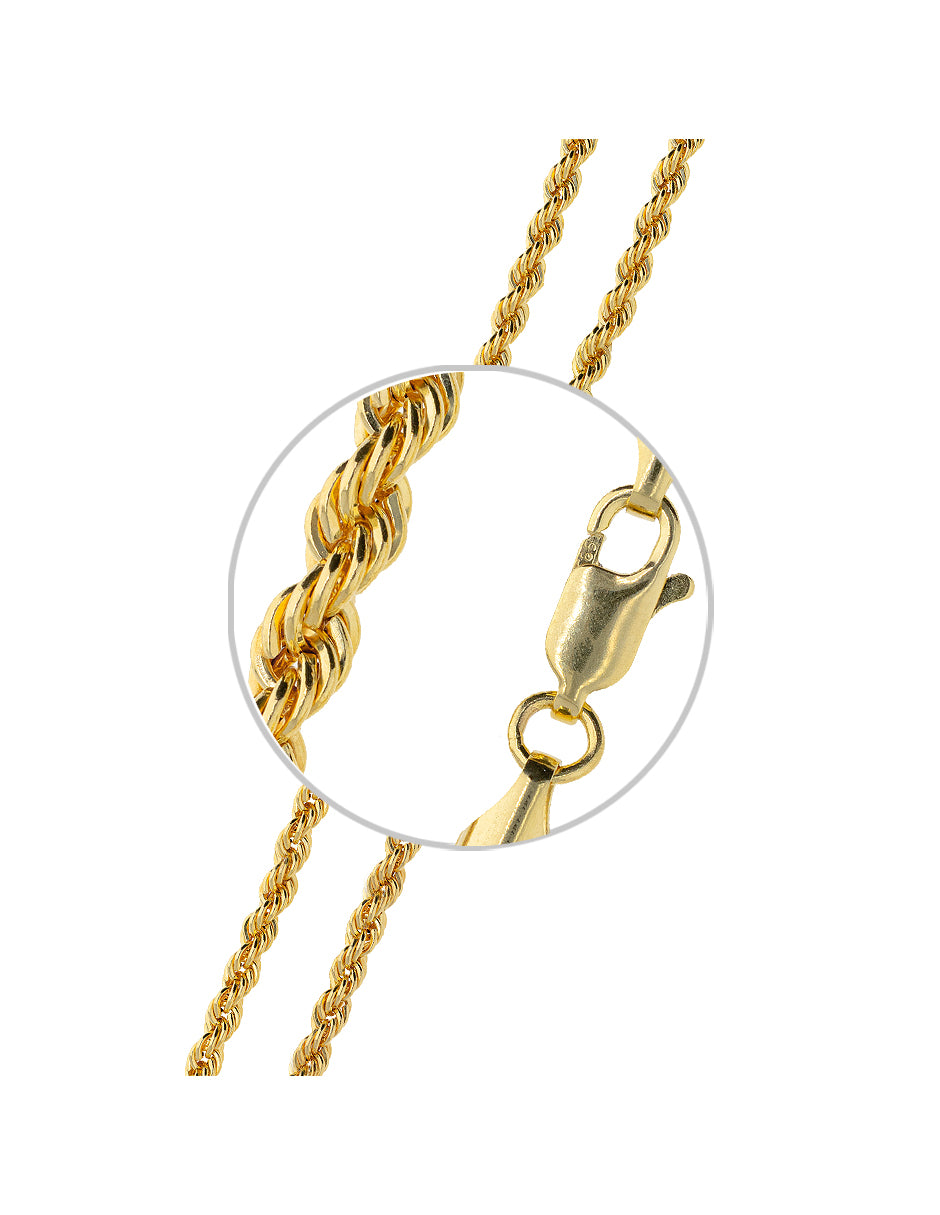 Cadena de Oro Amarillo 14K Tipo Torsal 4.4 mm