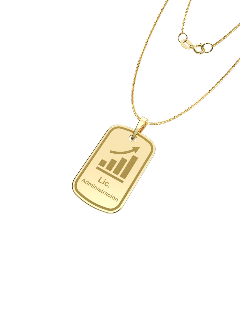 Dije de Graduación Lic. en Administración Oro 14k _1