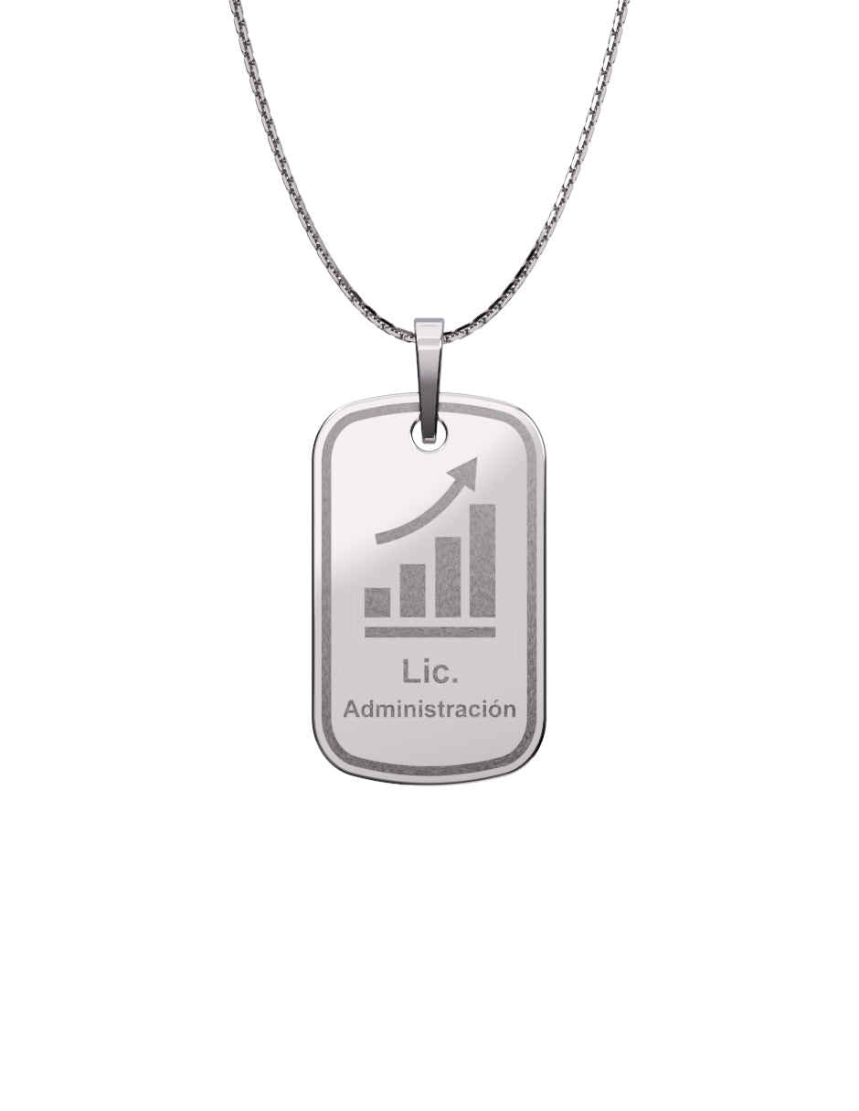 Dije de Graduación Lic. en Administración Oro 14k _3