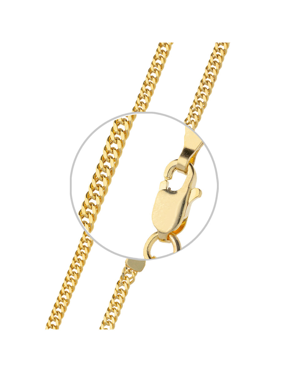 Pulsera de Oro Amarillo 14K Tipo Barbada – 2.05 mm