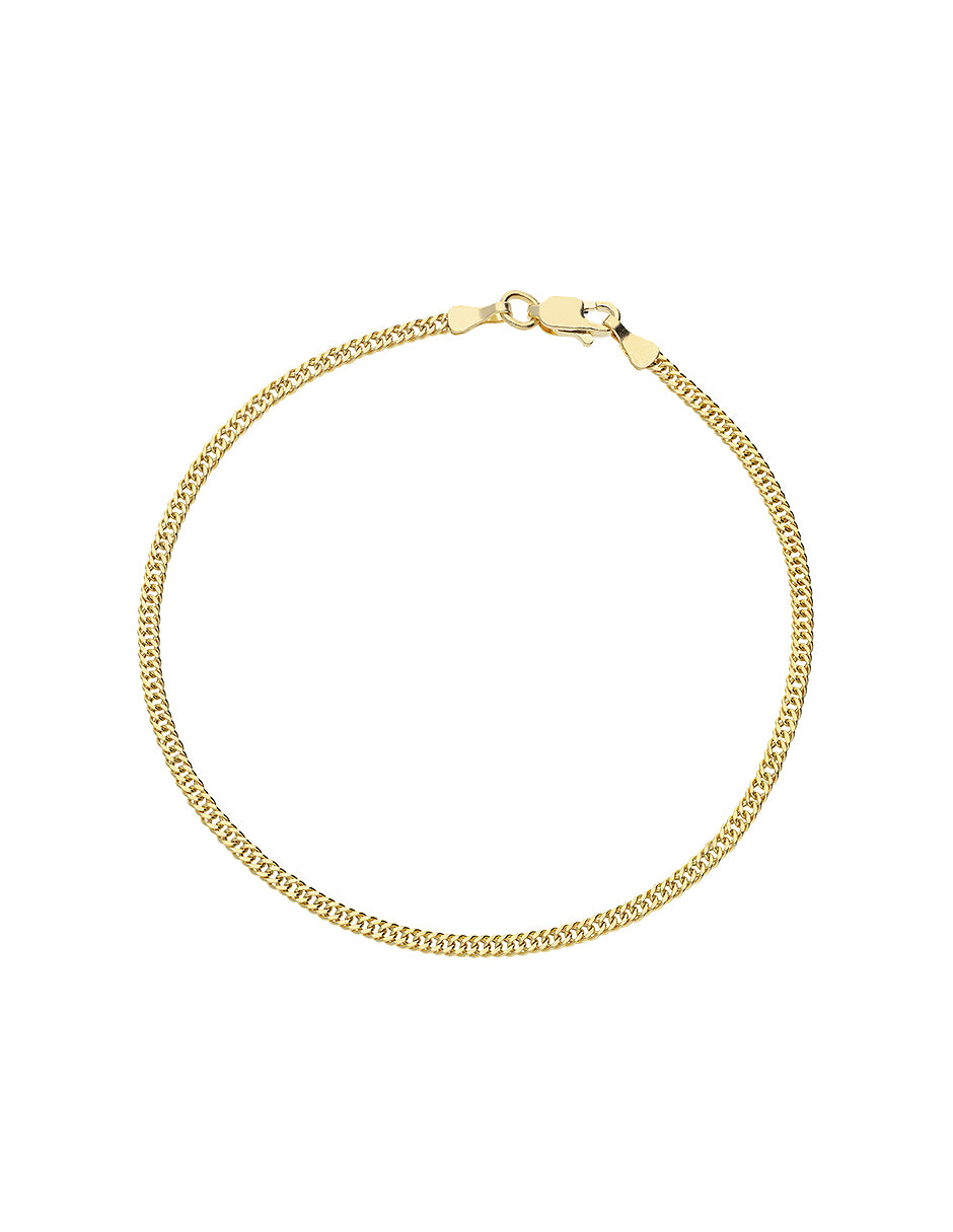 Pulsera de Oro Amarillo 14K Tipo Barbada – 2.05 mm