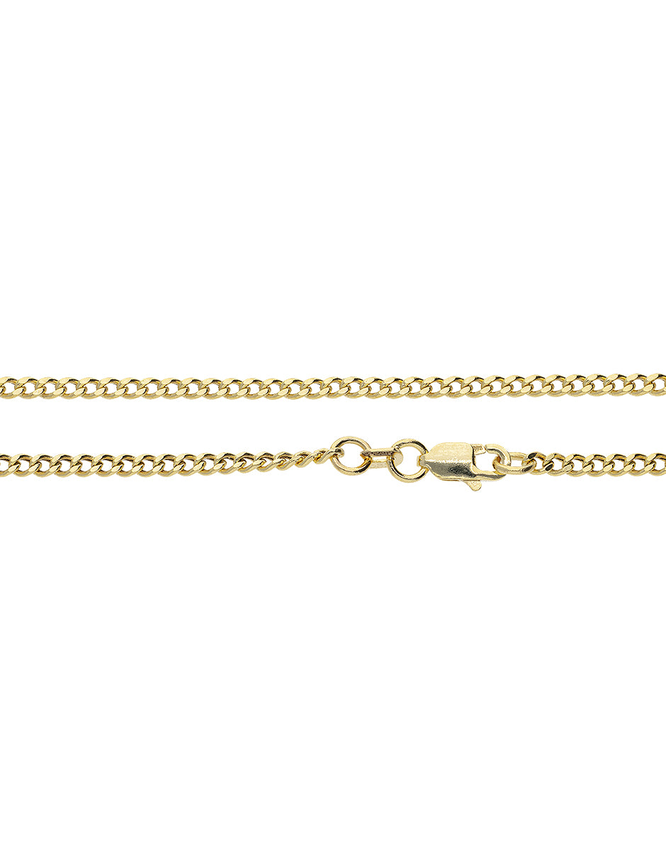 Pulsera de Oro Amarillo 14K Tipo Barbada 2.2 mm