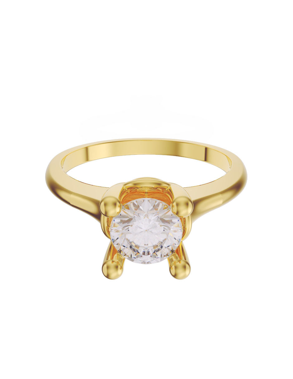 Anillo de compromiso de Oro de 14k con Diamante de 0.5 Ct