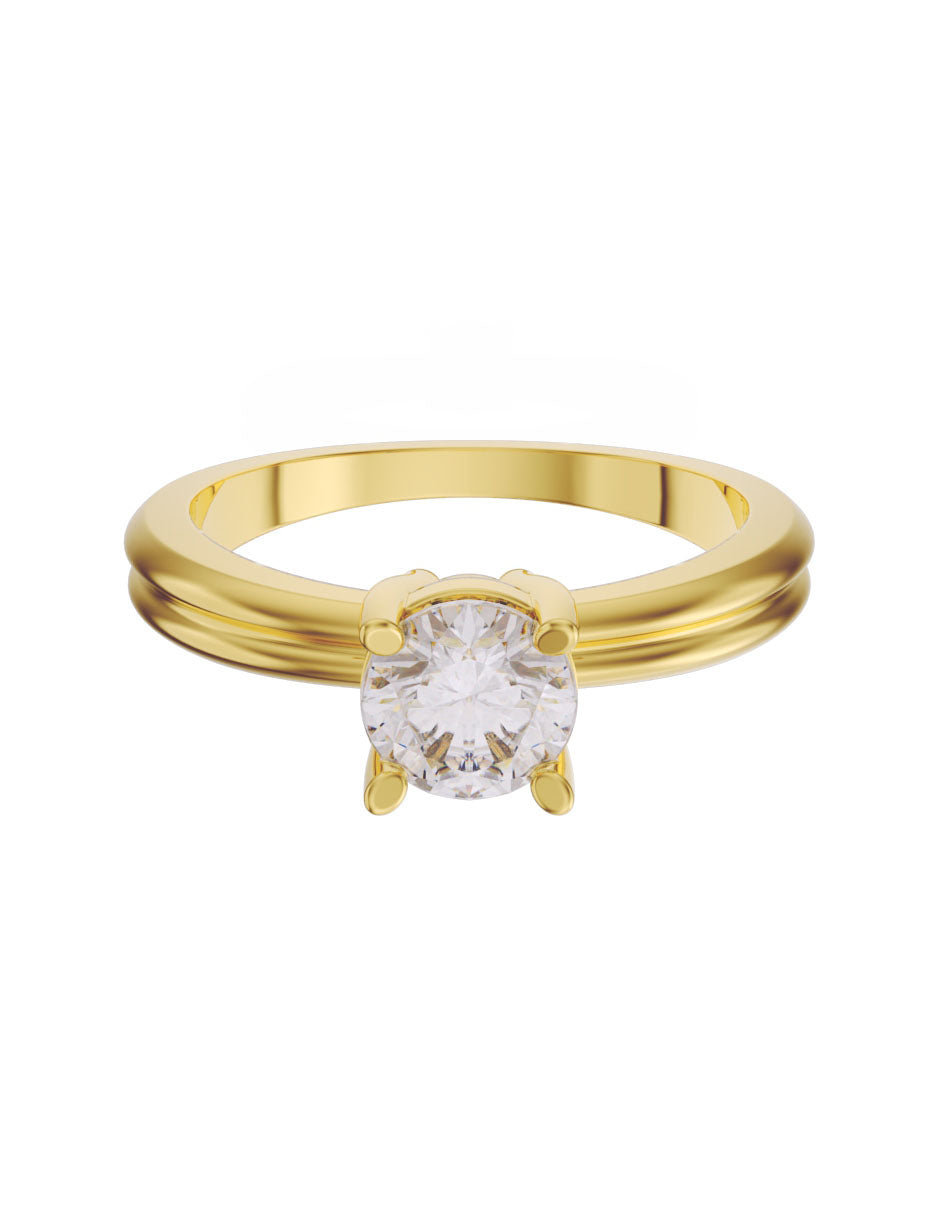 Anillo de compromiso de Oro de 14k con diamante de 0.5 Ct