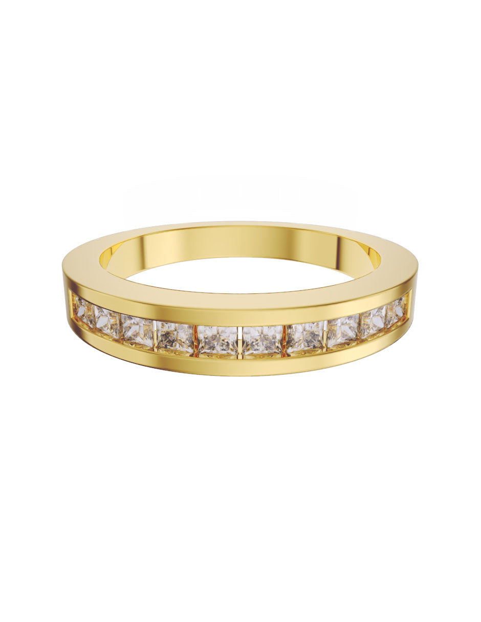 Churumbela de oro de 14k con Diamantes corte Pincress de 0.04 Ct