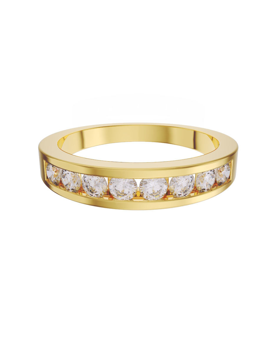 Churumbela de oro de 14k con Diamantes de 0.05 Ct