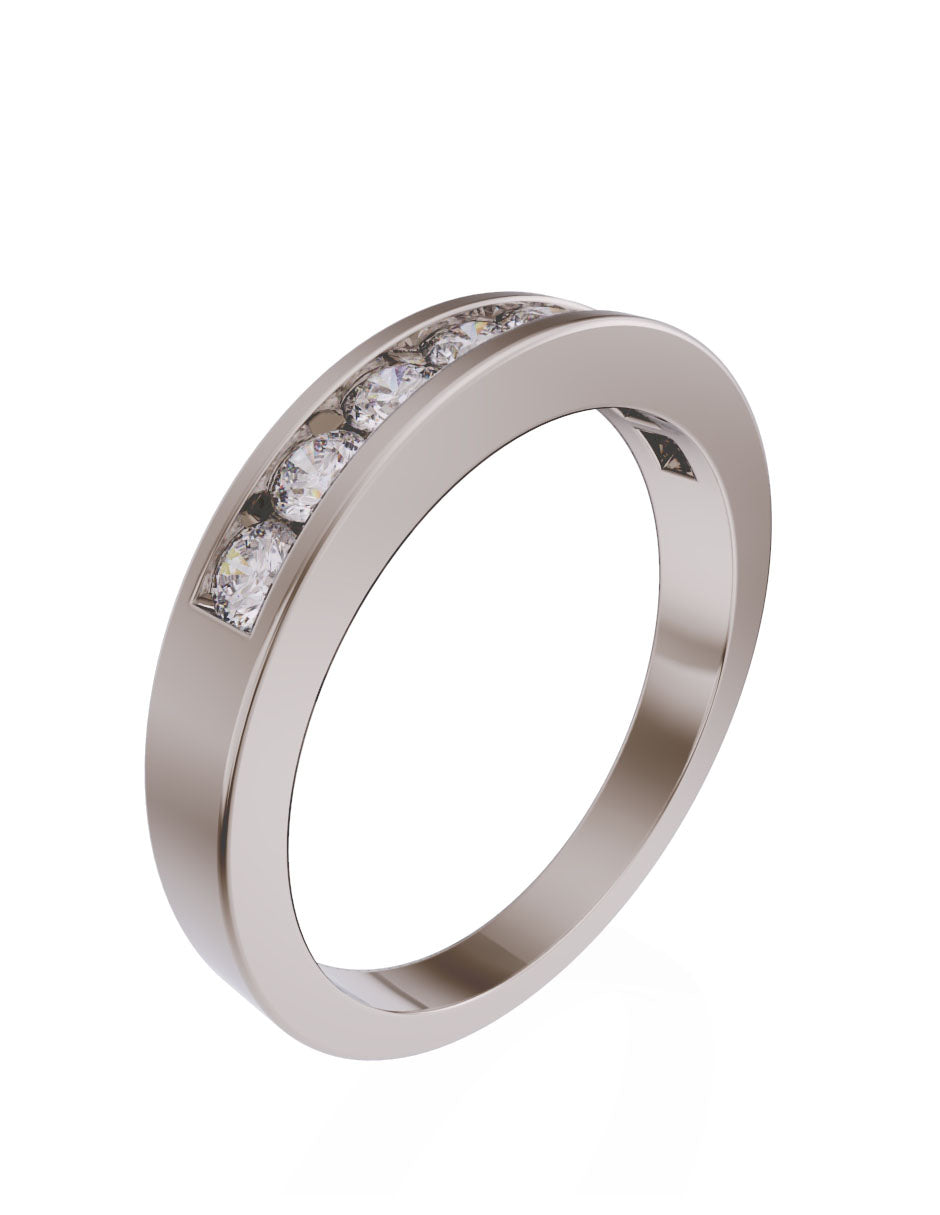 Churumbela de oro de 14k con Diamantes de 0.05 Ct