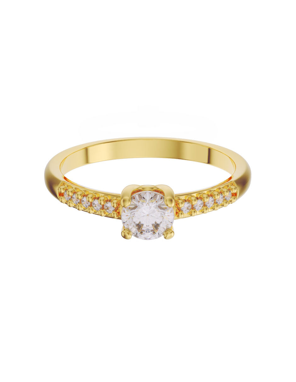 Anillo de compromiso de Oro de 14k con Diamante de 0.25 Ct 