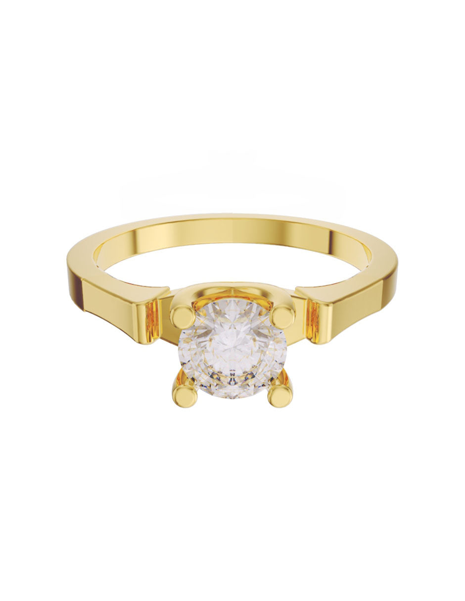 Anillo de compromiso de Oro de 14k con diamante de 0.5 Ct