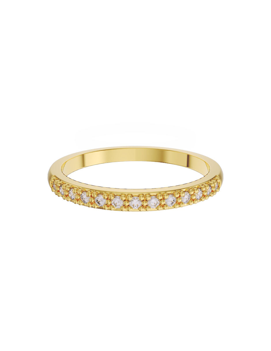 Churumbela de Oro de 14K con diamantes de 0.01 Ct