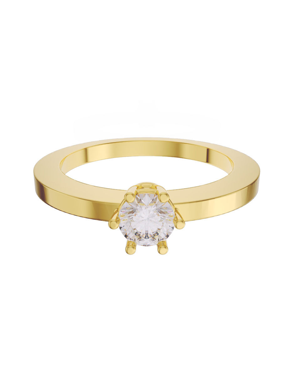 Anillo de compromiso de Oro de 14k con diamante de 0.25 Ct