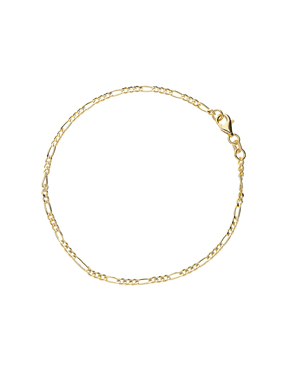 Pulsera de Oro Amarillo de 14k 2.06 mm Troquelada