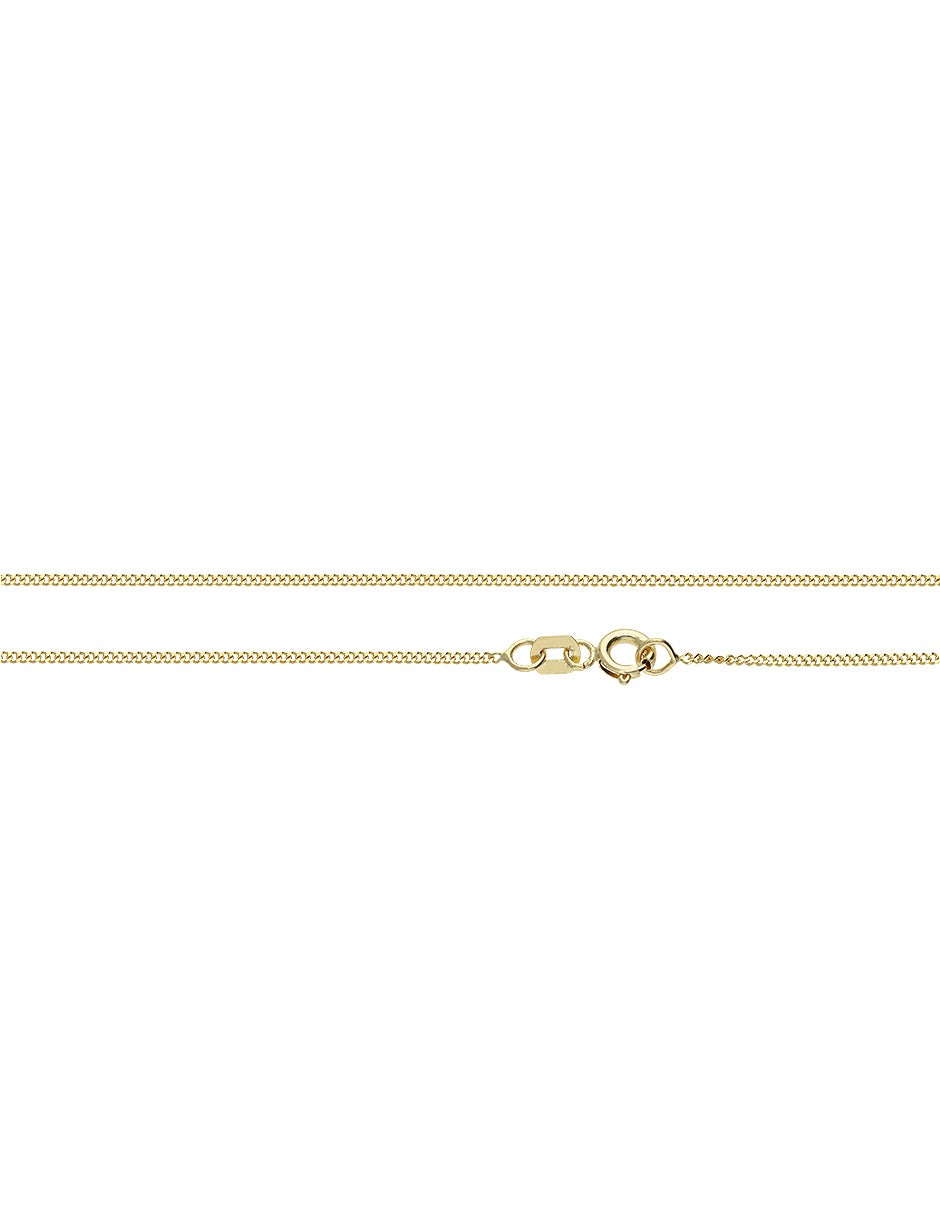 Pulsera de Oro Amarillo de 14k 1.05mm Troquelada