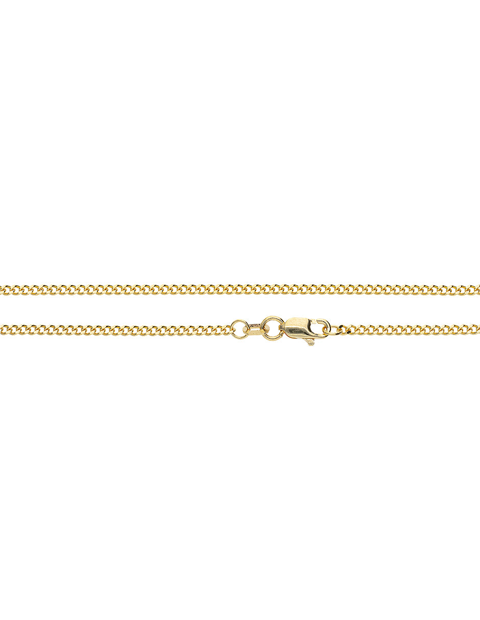 Pulsera de Oro Amarillo de 14k 1.7mm Troquelada